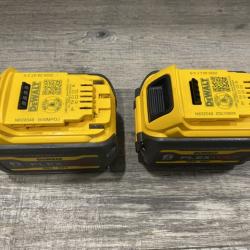 AS-IS DEWALT FLEXVOLT 20V/60V MAX Lithium-Ion 6.0Ah Battery Pack (2 Pack)