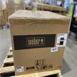DALLAS LOCATION - Weber Genesis E-325 3-Burner Liquid Propane Gas Grill in Black with Large Sear Zone