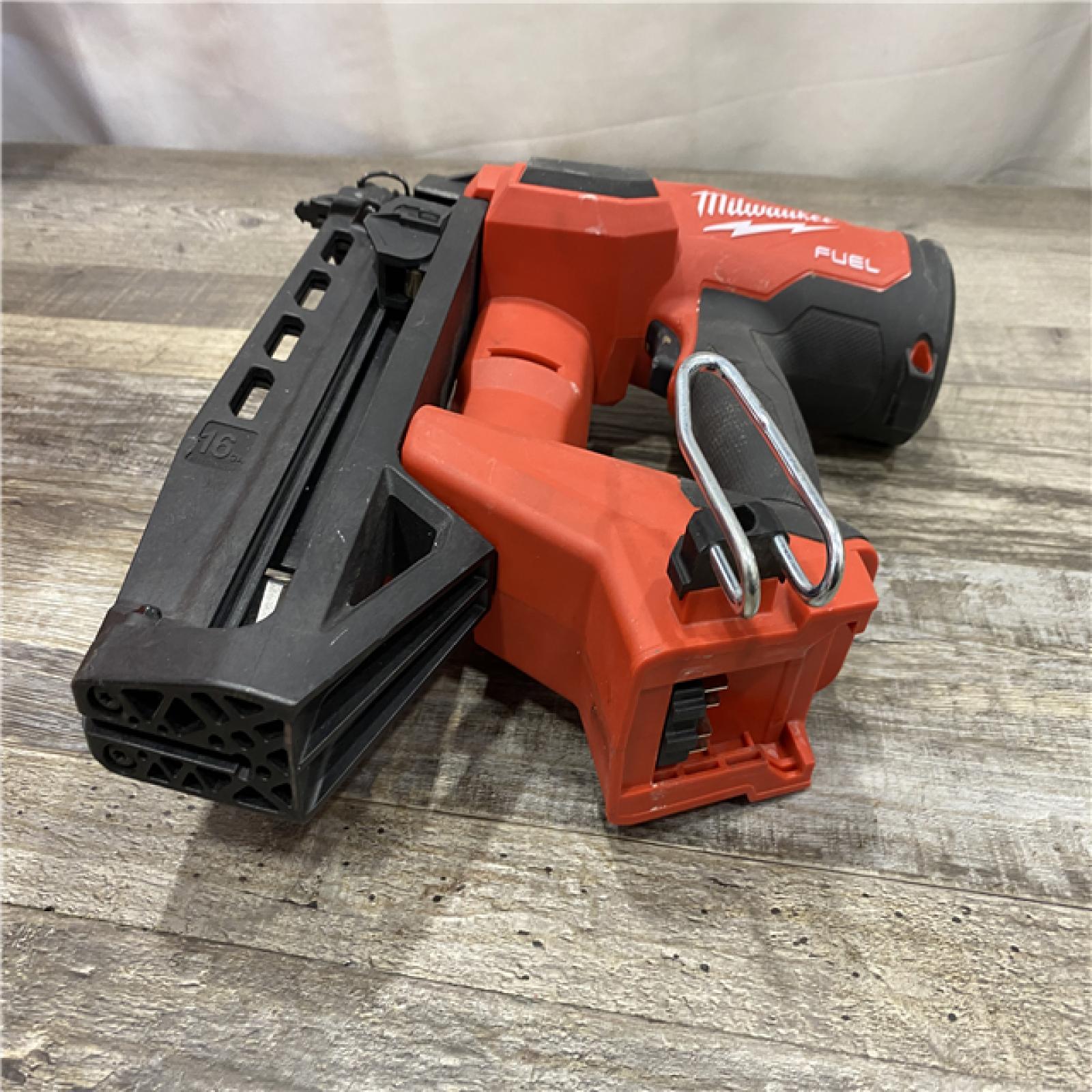 AS-IS Milwaukee FUEL 18-Volt Lithium-Ion Brushless Cordless Gen ll 16-Gauge Straight Finish Nailer (Tool Only)