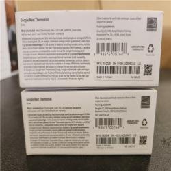 Phoenix AS-IS Google Nest Thermostat - Smart Programmable Wi-Fi Thermostat - (2-Pack)