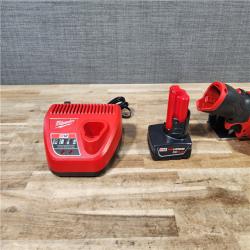 HOUSTON LOCATION - AS - IS Milwaukee FUEL 12V Lithium-Ion Brushless Cordless 3 in. Cut Off Saw W/ BATTERY & CHARGER
