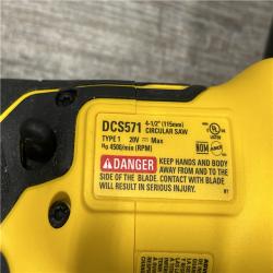 AS-IS DEWALT ATOMIC 20V MAX Cordless Brushless 4-1/2 in. Circular Saw (Tool Only)