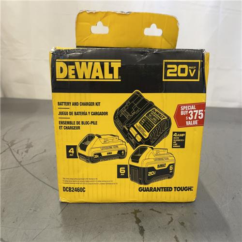 New! - DEWALT 20V MAX Lithium-Ion 6.0Ah and 4.0Ah Battery and Charger Starter Kit