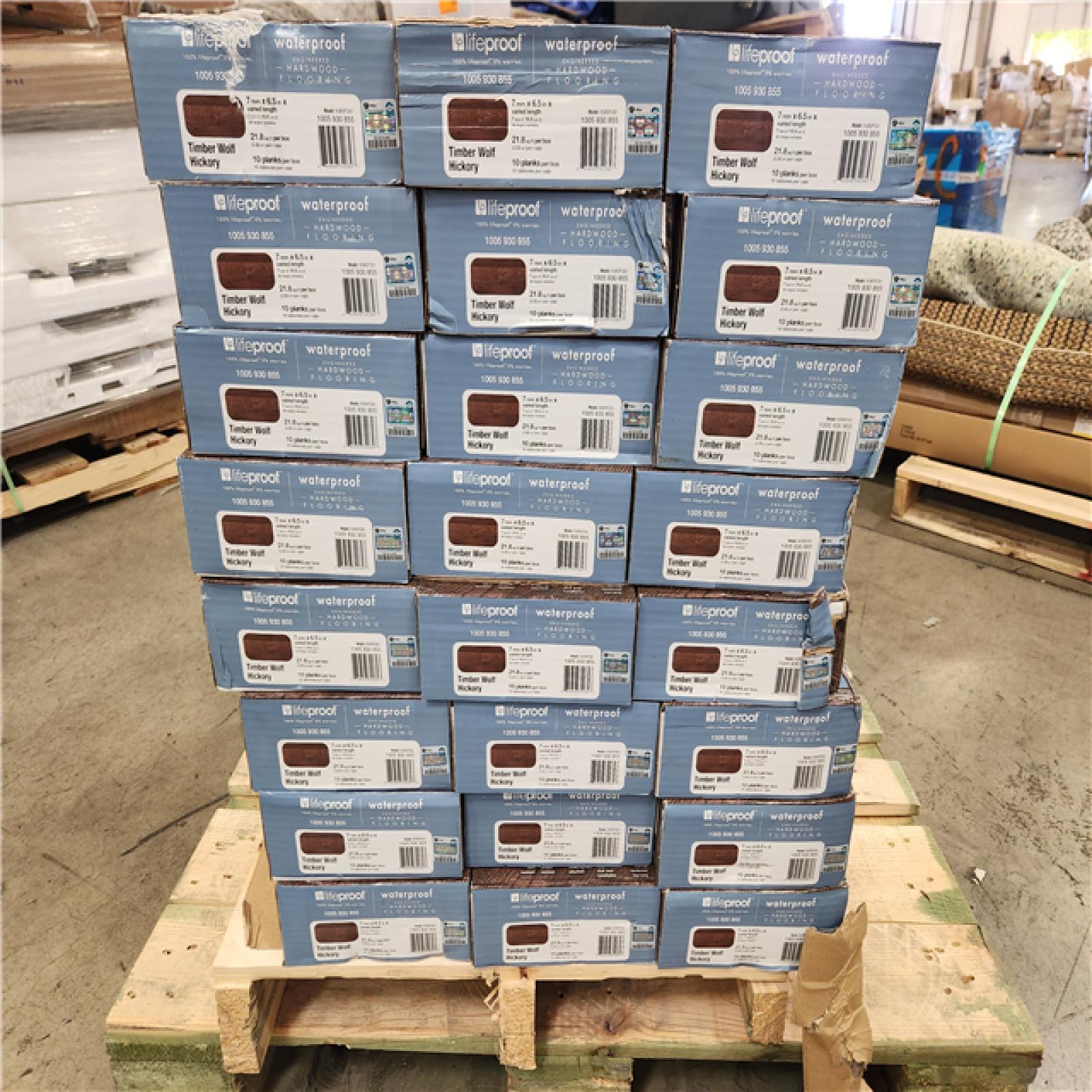 Phoenix Location Lifeproof Timber Wolf Hickory 0.28 in. T x 6.5 in. W Waterproof Engineered Hardwood Flooring (523 sq. ft. 24 case)