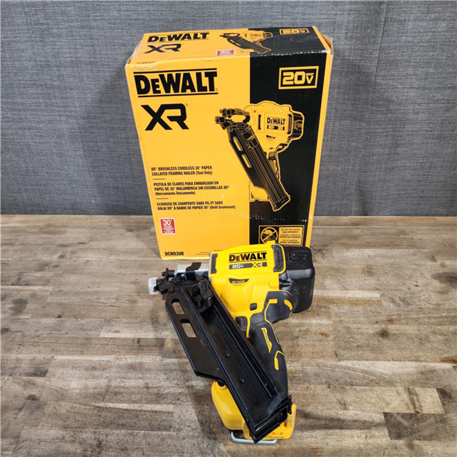 HOUSTON LOCATION - AS-IS DEWALT 20V 30 Degree Cordless Framing Nailer (Tool-Only)