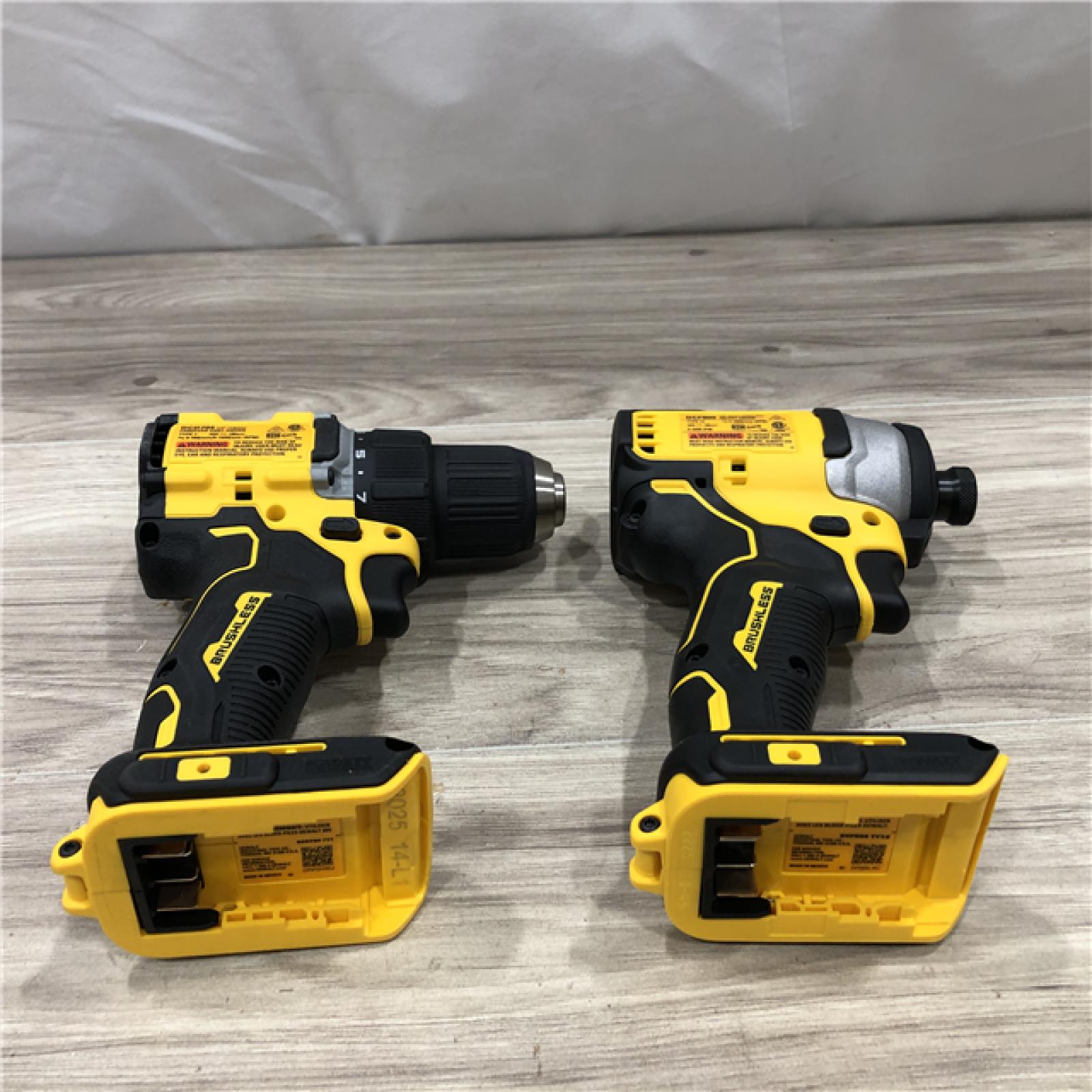 AS-IS DEWALT ATOMIC 20-Volt MAX Lithium-Ion Cordless Combo Kit