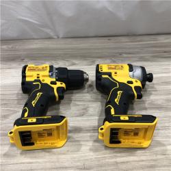 AS-IS DEWALT ATOMIC 20-Volt MAX Lithium-Ion Cordless Combo Kit