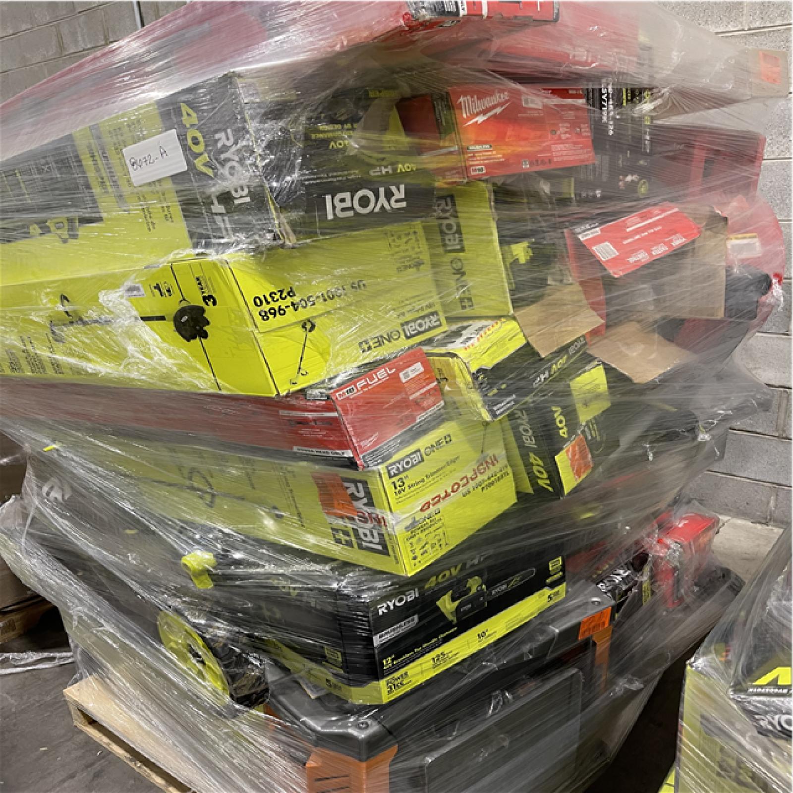 Pittston Location As-Is Power Tools Partial Truckload (14 Pallets) 8672-A