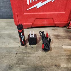 HOUSTON LOCATION - AS-IS MILWAUKEE 100 Ft. REDLITHIUM Lithium-Ion USB Green Rechargeable Cross Line Laser Level with Charger