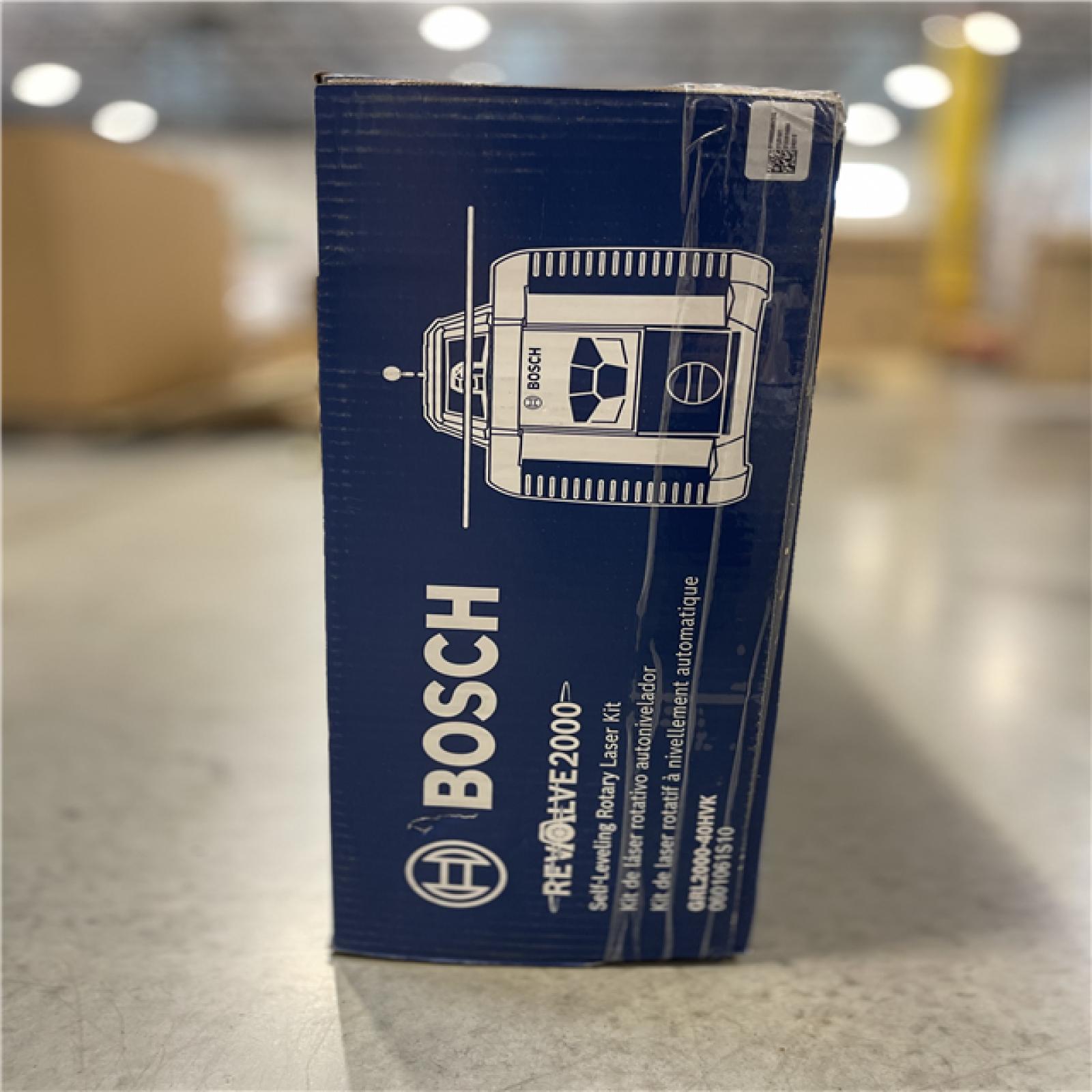 NEW! - Bosch REVOLVE 2 000 ft. Horizontal/Vertical Rotary Laser Self Leveling Complete Kit with Manual Dual Slope