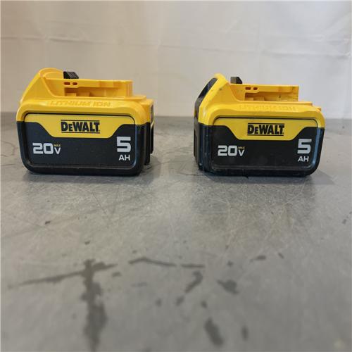 AS-IS - DEWALT 20V MAX XR Premium Lithium-Ion 5.0Ah Battery Pack (2 Pack)