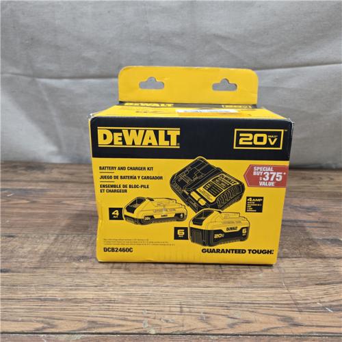 NEW! DEWALT 20V MAX Lithium-Ion 6.0Ah and 4.0Ah Battery and Charger Starter Kit