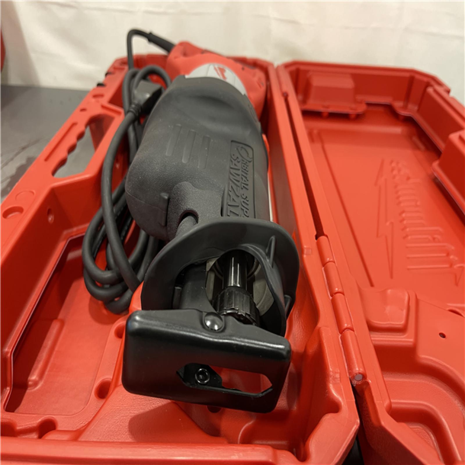AS-IS - Milwaukee 15 Amp 1-1/4 in. Stroke Orbital SUPER SAWZALL Reciprocating Saw with Hard Case