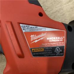 AS-IS Milwaukee M18 18-Volt Lithium-Ion Cordless Hackzall Reciprocating Saw W/ M18 Starter Kit W/ (1) 5.0Ah Battery and Charger
