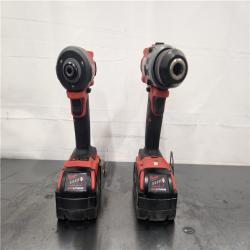 AS-IS- Milwaukee  FUEL 18V Lithium-Ion Brushless Cordless Hammer Drill and Impact Driver Combo Kit