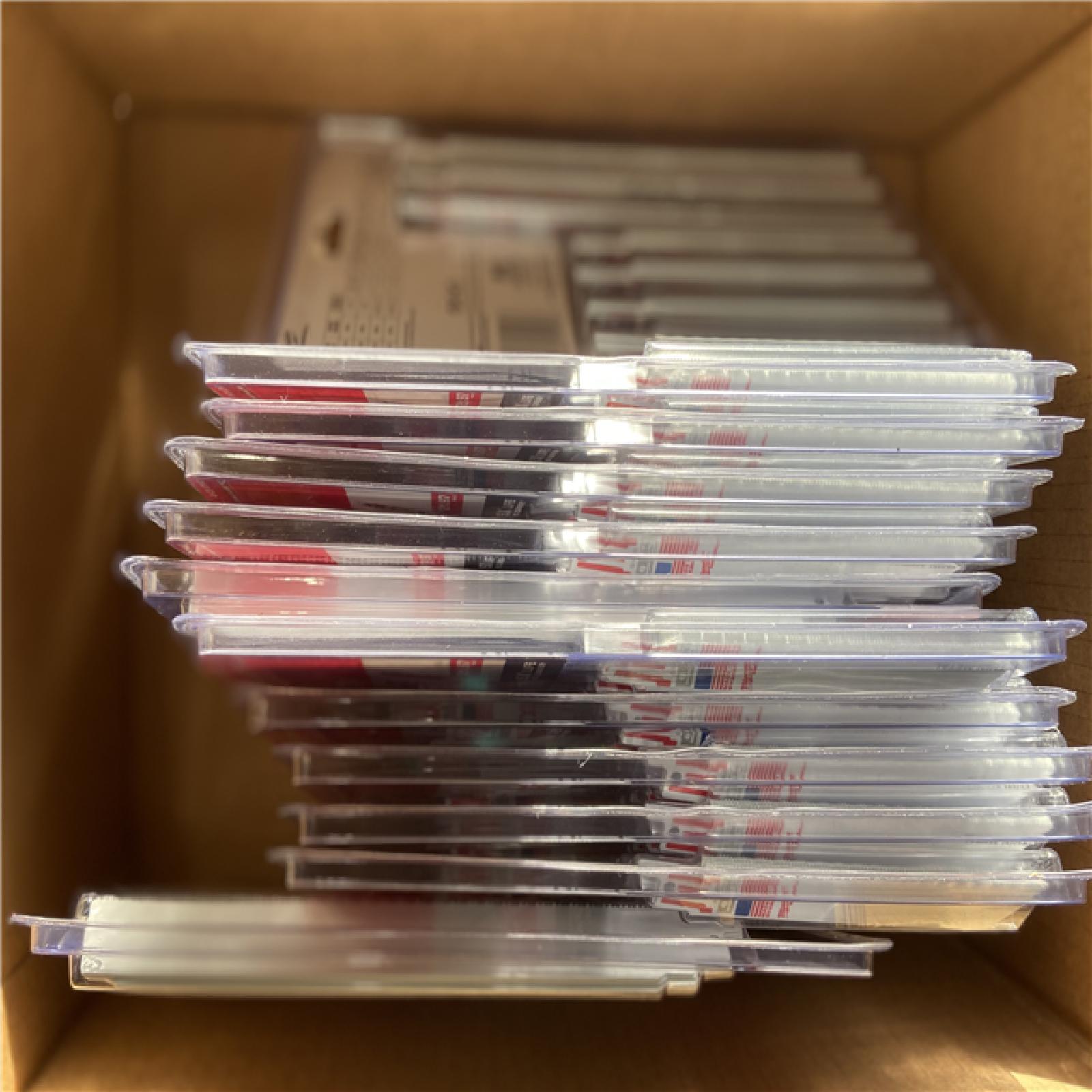 NEW! - Milwaukee SAWZALL Metal Cutting Bi-Metal Reciprocating Blade Set W/ 9 in. 8 TPI NITRUS TORCH Blade (17 Piece) - 11 UNITS