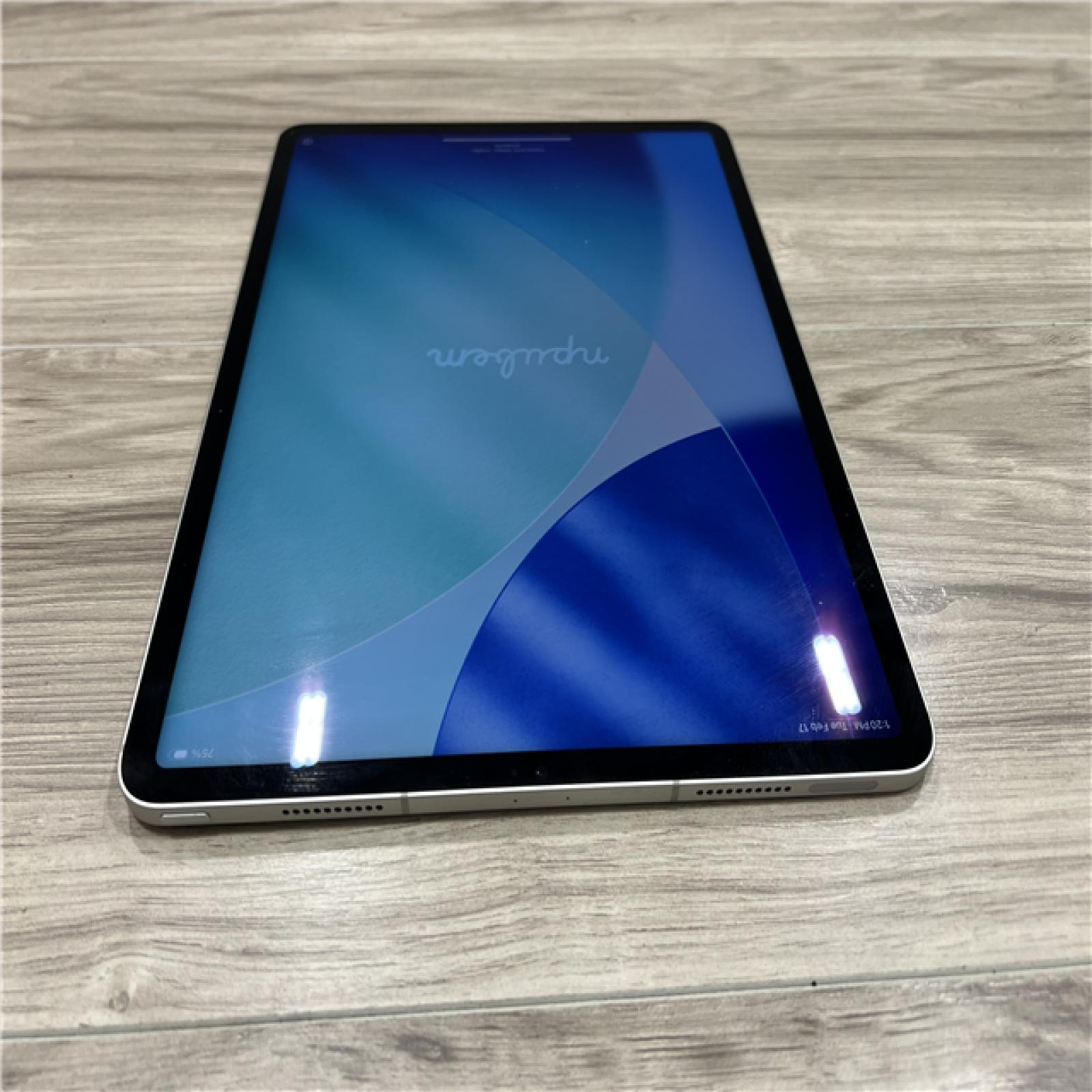 AS-IS Apple - 12.9-Inch iPad Pro with Wi-Fi + Cellular - 128GB - Silver