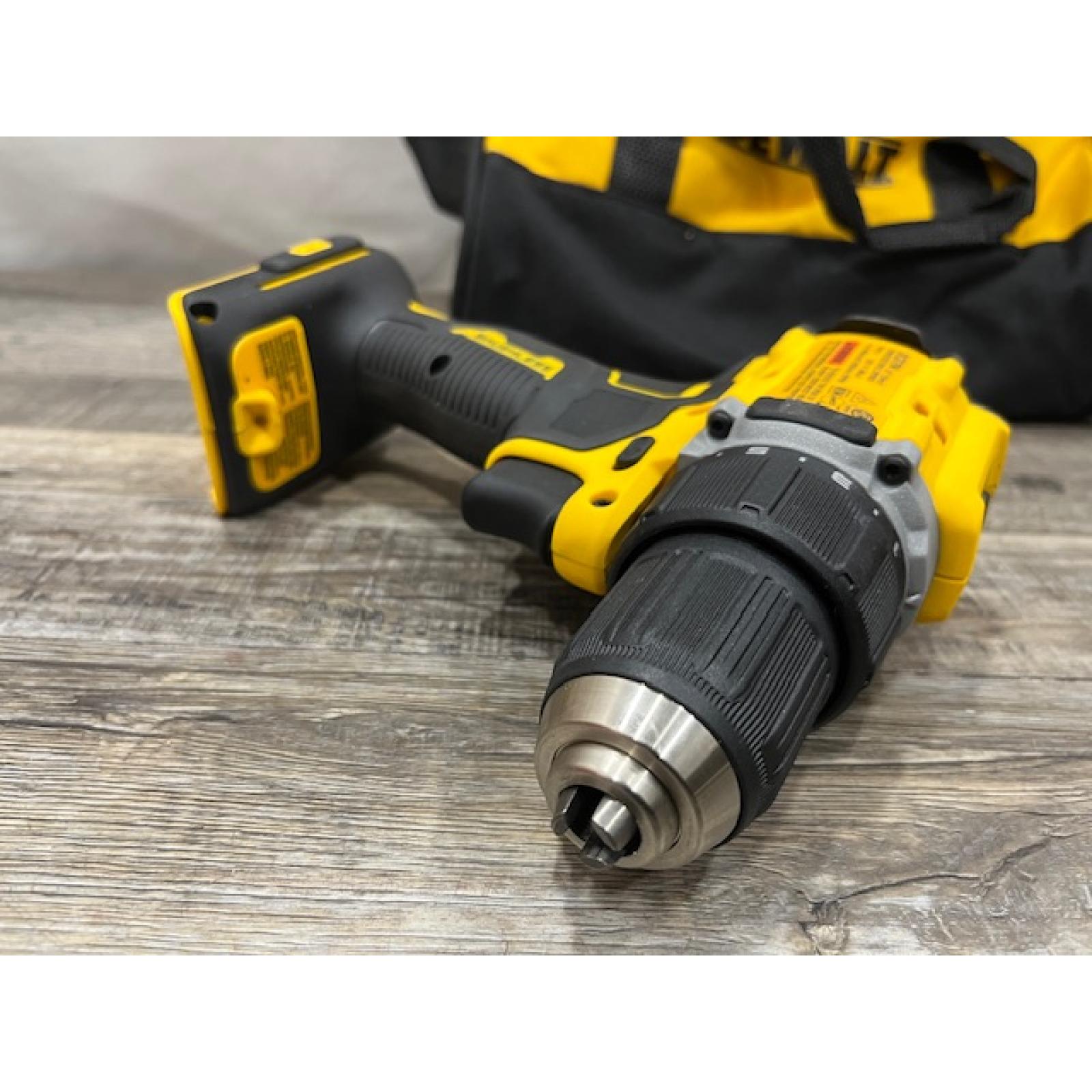 AS-IS DEWALT Atomic 20V Lithium-Ion Cordless Compact 1/2 in. Drill/Driver Kit