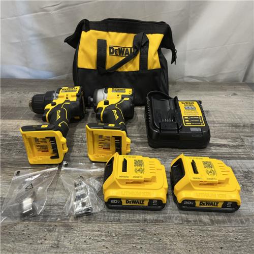 AS-IS DEWALT ATOMIC 20-Volt MAX Lithium-Ion Cordless Combo Kit