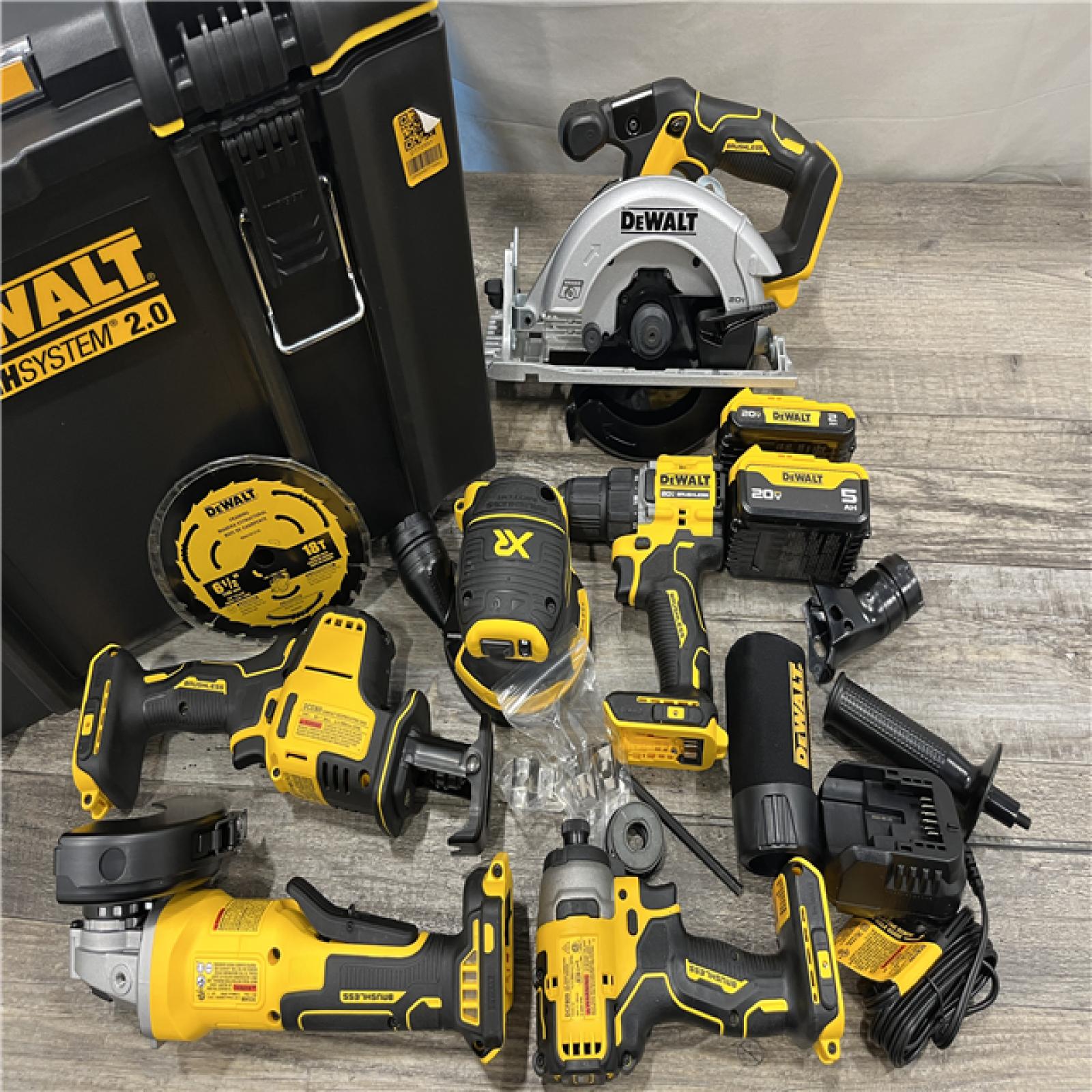 AS-IS DeWalt 20-Volt MAX ToughSystem Lithium-Ion 6-Tool Cordless Combo Kit