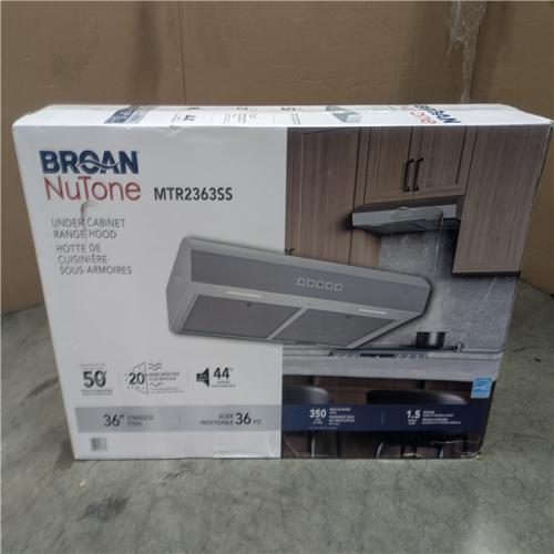 CALIFORNIA AS-IS BROAN NUTONE UNDER CABINET RANGE HOOD