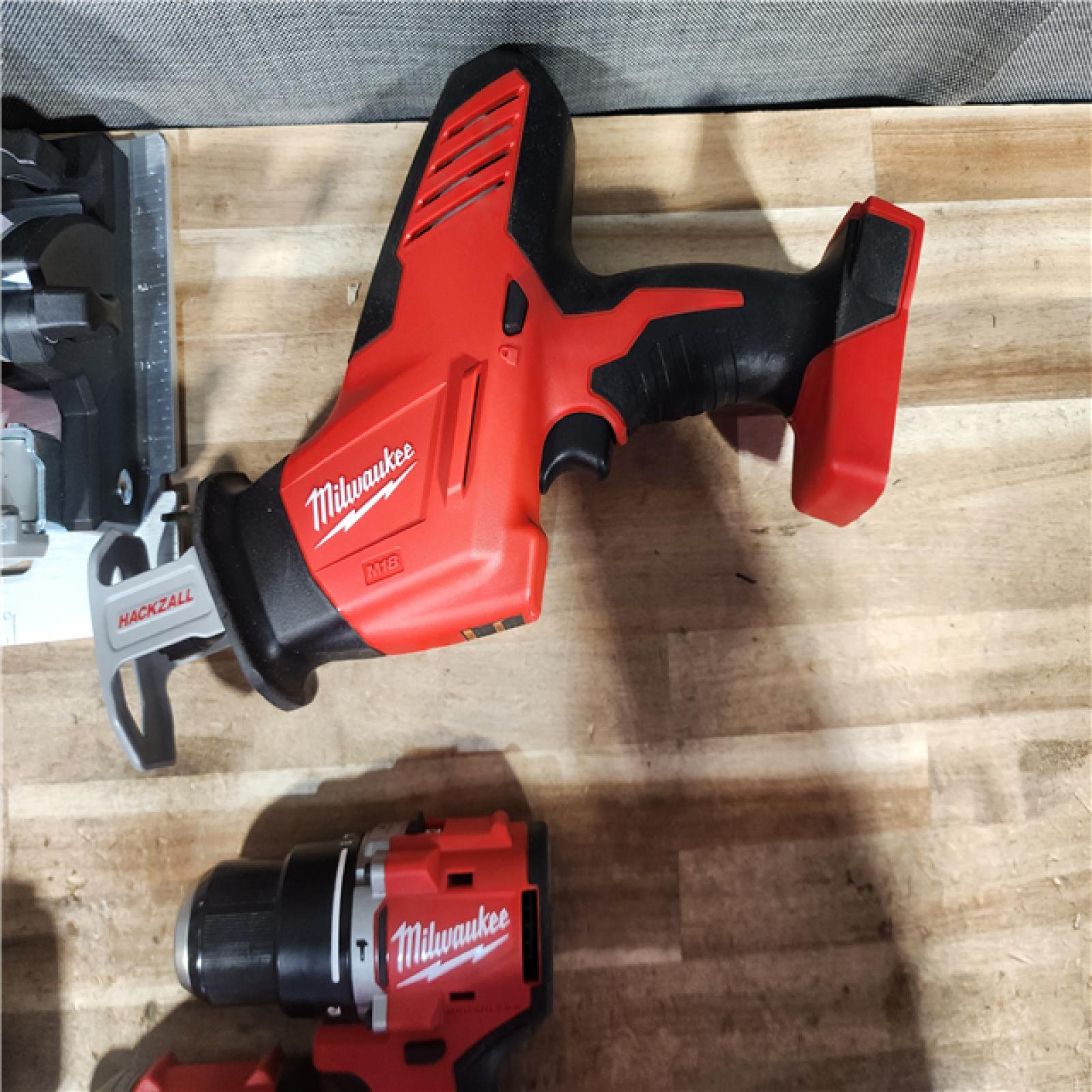 HOUSTON LOCATION - AS - IS Milwaukee M18 18-Volt Lithium-Ion Brushless Cordless 4-Tool Combo Kit