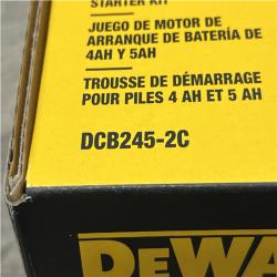 NEW - DEWALT 20V MAX Lithium-Ion Starter Kit with 4.0 Ah and 5.0 Ah Batteries and Charger