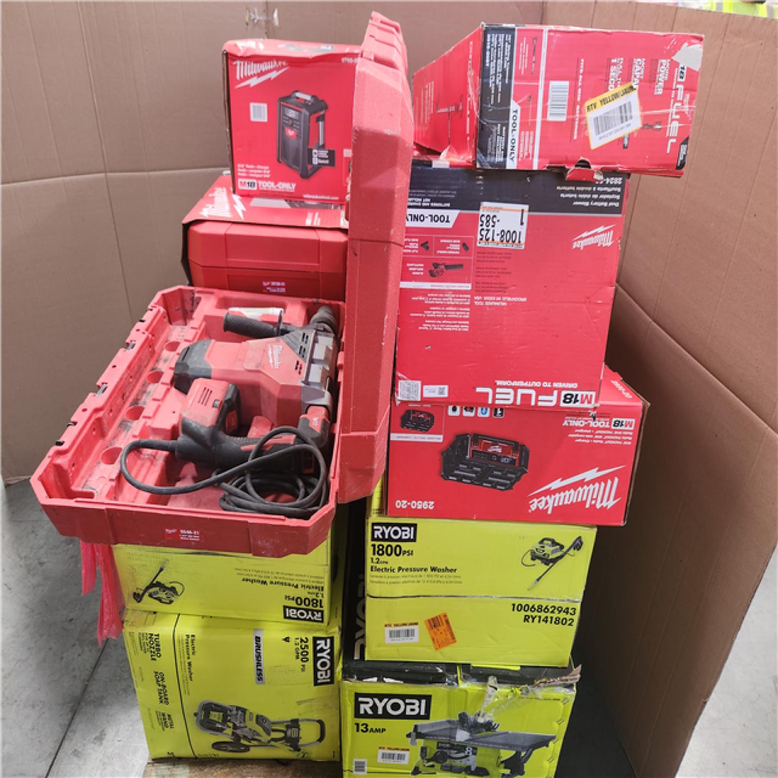 CALIFORNIA AS-IS TOOL PALLET