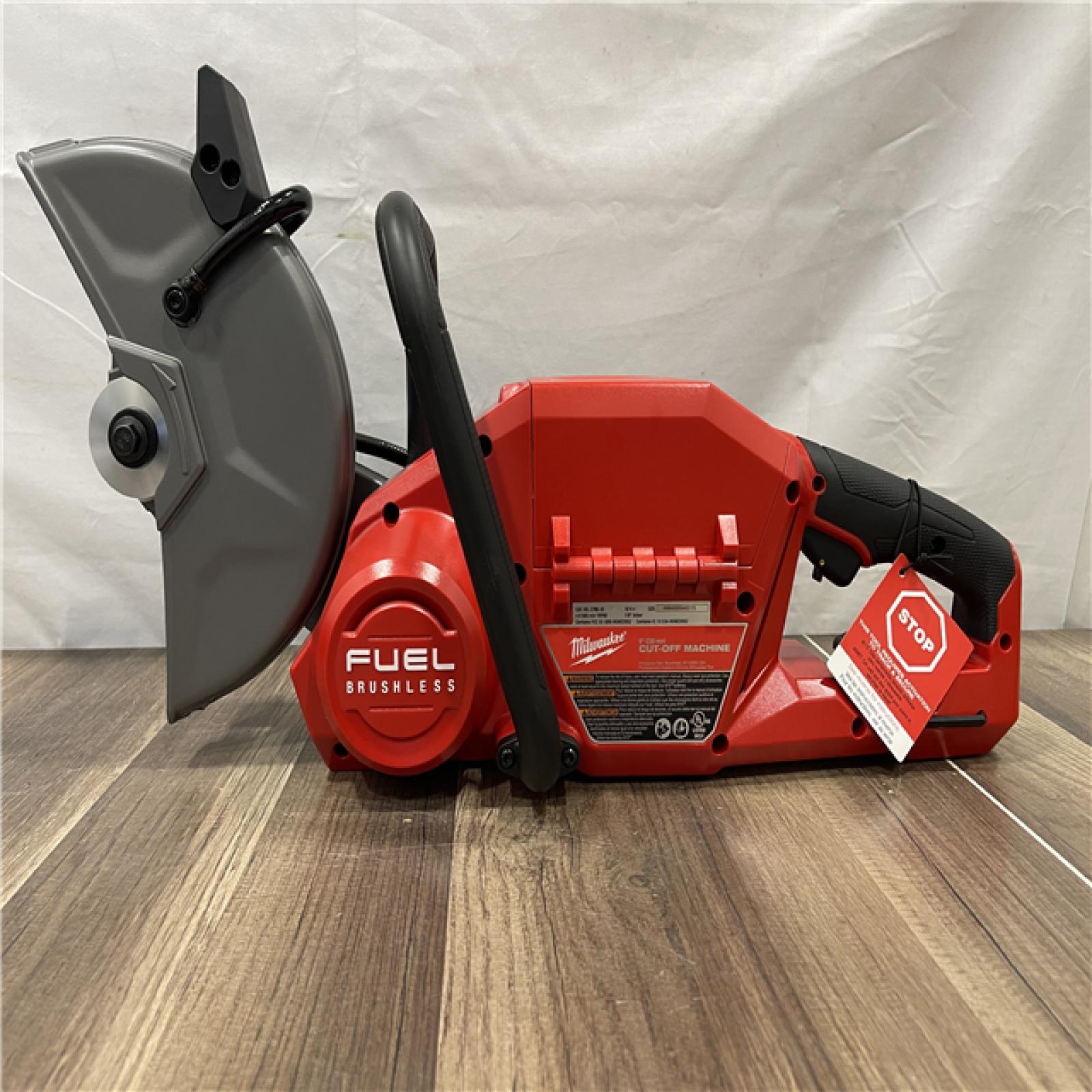 AS-IS Milwaukee  FUEL ONE-KEY 18V Lithium-Ion Brushless Cordless 9 in. Cut Off Saw (Tool-Only)