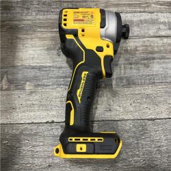 AS-IS DEWALT Atomic 20V Max Lithium-Ion Brushless Cordless Compact 1/4 in. Impact Driver Kit