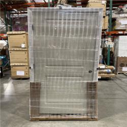 DALLAS LOCATION - 36 in. x 80 in. RH2P Sqtop Hollow Core White Primed Composite Smooth Single Prehung Interior Door w/356 Casing Blk-Hinge PALLET-(5 UNITS)