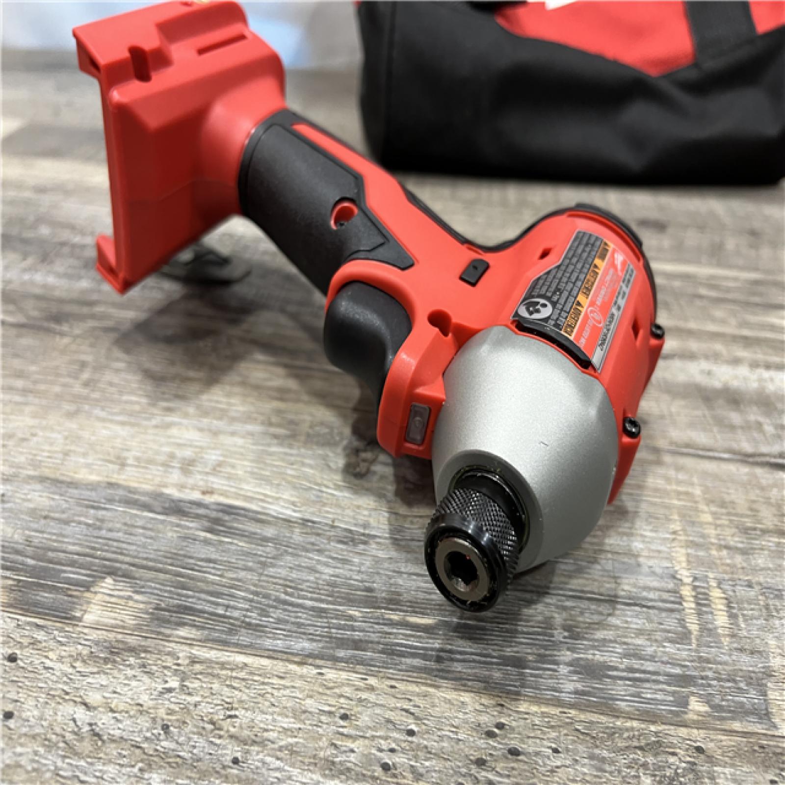 AS-IS Milwaukee 18-Volt Lithium-Ion Compact Brushless Cordless 1/4 in. Impact Driver Kit