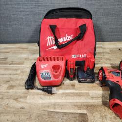 HOUSTON LOCATION - AS - IS Milwaukee 2 Tool Combo Kit W/ (2) Battery & Charger