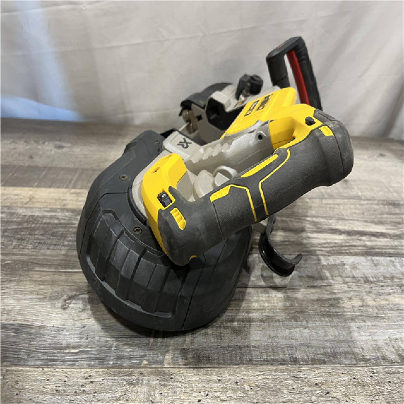 AS-IS DEWALT 20V MAX Cordless Brushless 5 in. Dual Switch Bandsaw (Tool-Only)