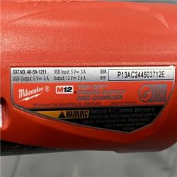 AS-IS Milwaukee Men's X-Large 12-Volt Lithium-Ion Cordless Tough Shell Gray Heated Jacket Kit