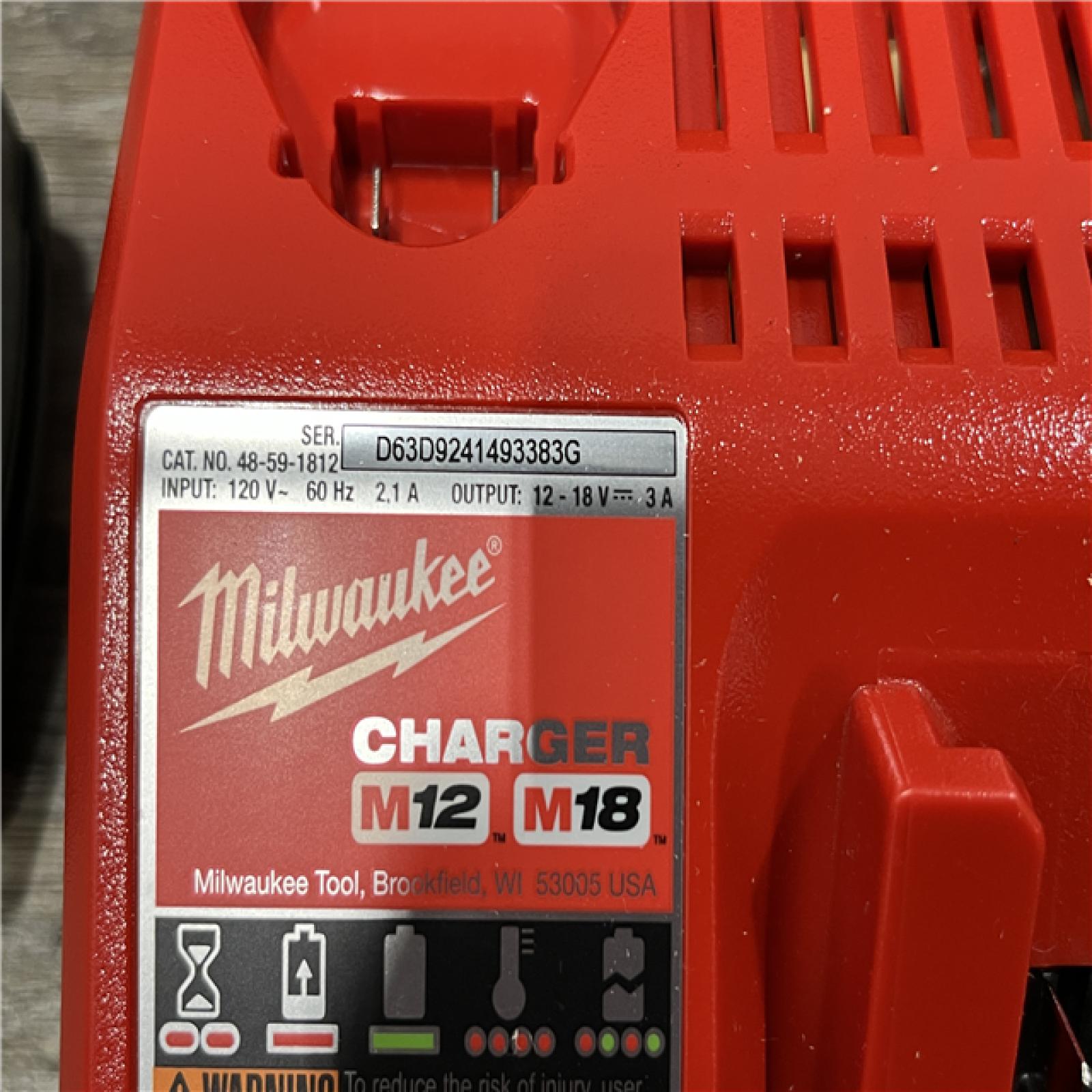 AS-IS Milwaukee 18-Volt Lithium-Ion Brushless Cordless Compact Hammer Drill/Impact Combo Kit