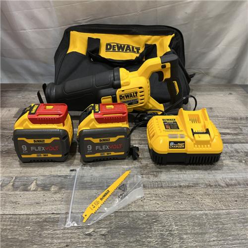 AS-IS DEWALT FLEXVOLT 60-Volt MAX Cordless Brushless Reciprocating Saw Kit