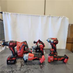 AS-IS- Milwaukee 18-Volt Lithium-Ion Cordless (9-Tool) Combo Kit