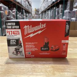 NEW! - Milwaukee 12-Volt Lithium-Ion XC High Output 5.0 Ah Battery Pack with Charger Starter Kit
