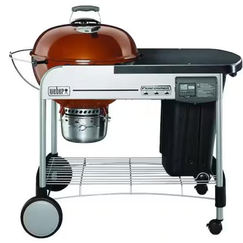 DALLAS LOCATION- NEW! WEBER Performer Deluxe 22 in. Charcoal Grill in Copper