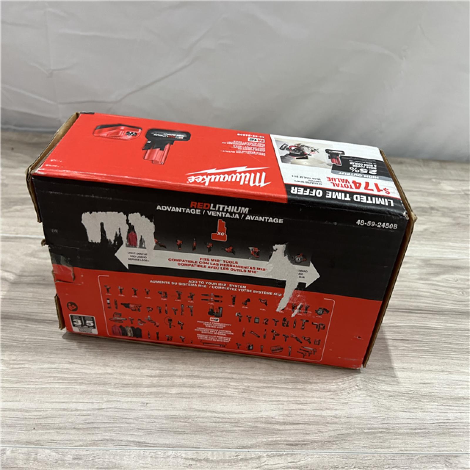 NEW Milwaukee 12-Volt Lithium-Ion XC High Output 5.0 Ah Battery Pack with Charger Starter Kit