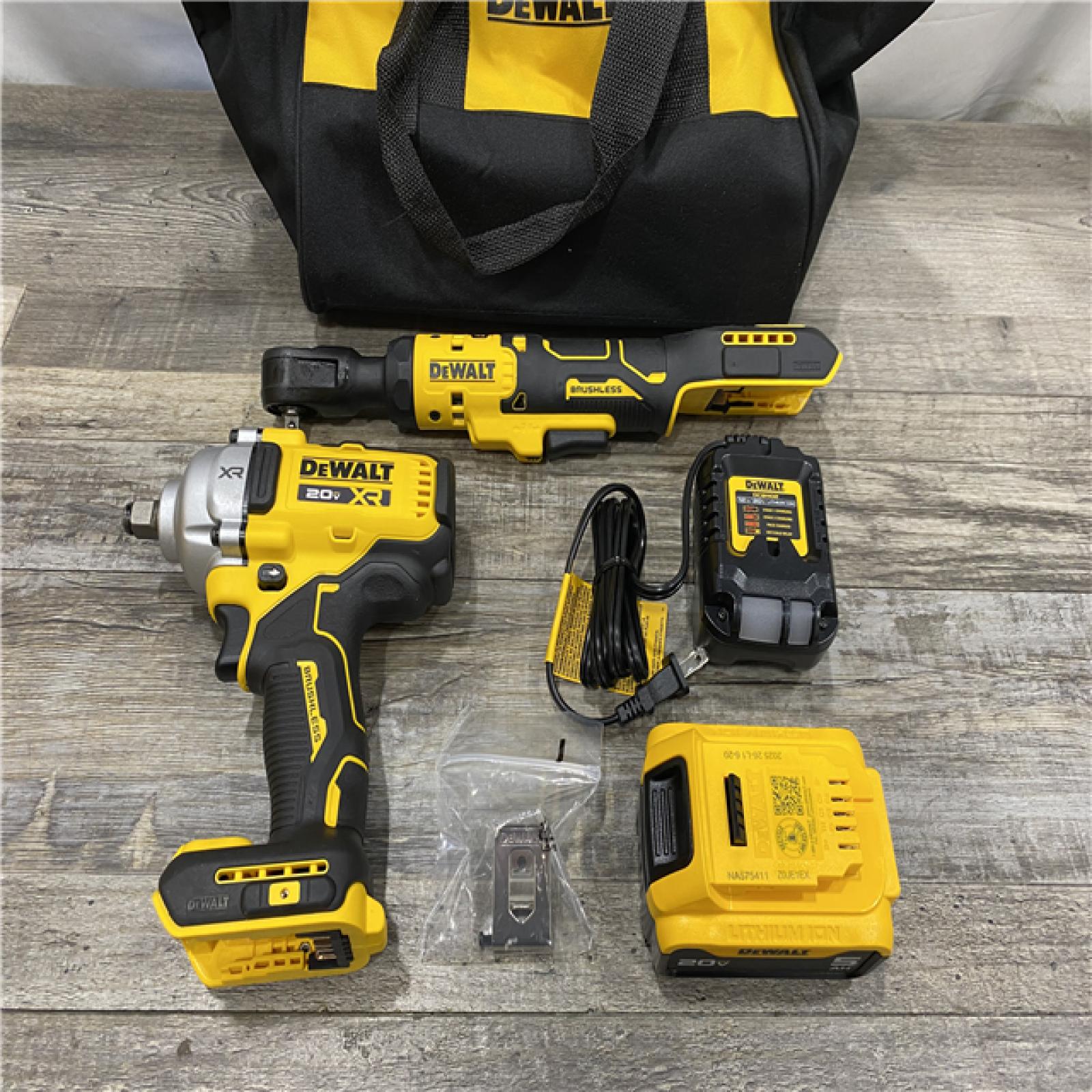 AS-IS DEWALT 20V Lithium-Ion Cordless 2-Tool Combo Kit