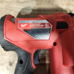 HOUSTON LOCATION - AS - IS Milwaukee FUEL 12-Volt Lithium-Ion Brushless Cordless 18-Gauge 1-1/2 in. Compact Brad Nailer (Tool Only)