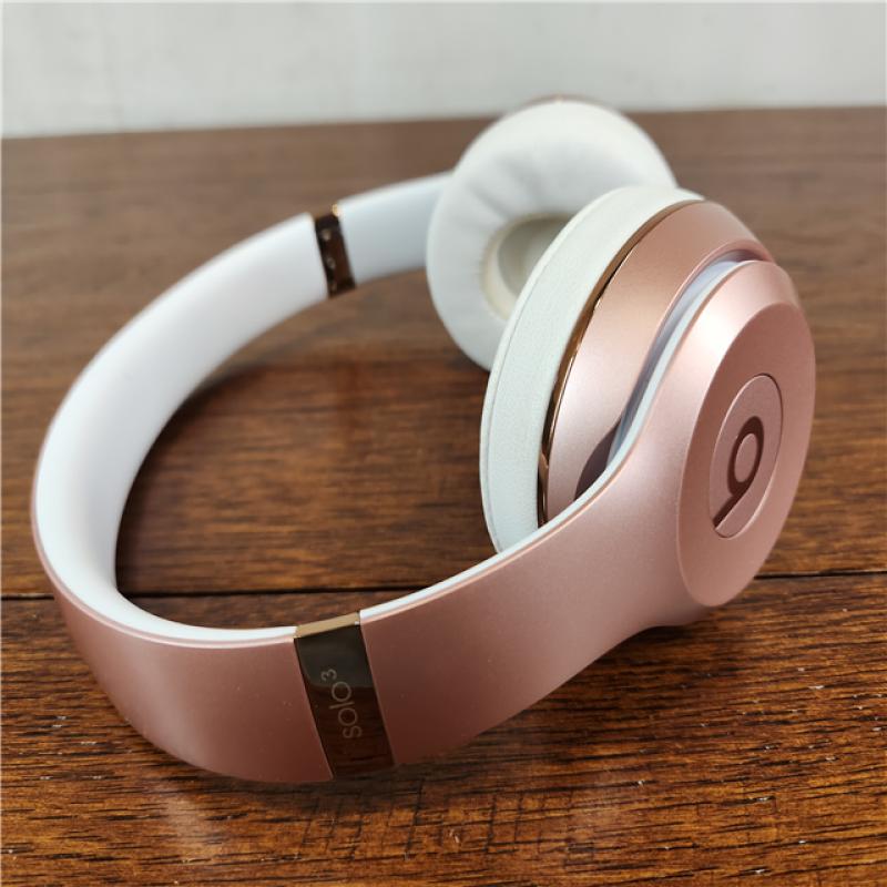 AS-IS Beats Solo3 Wireless On the Ear Headphones - Rose Gold