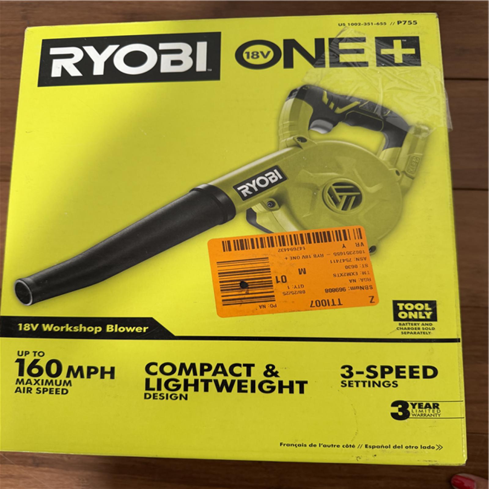 California NEW/Sealed Box 18V Workshop Blower (Tool Only)
