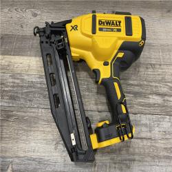 AS-IS DEWALT 20V MAX XR 16-Gauge Electric Cordless Angled Finishing Nailer Kit