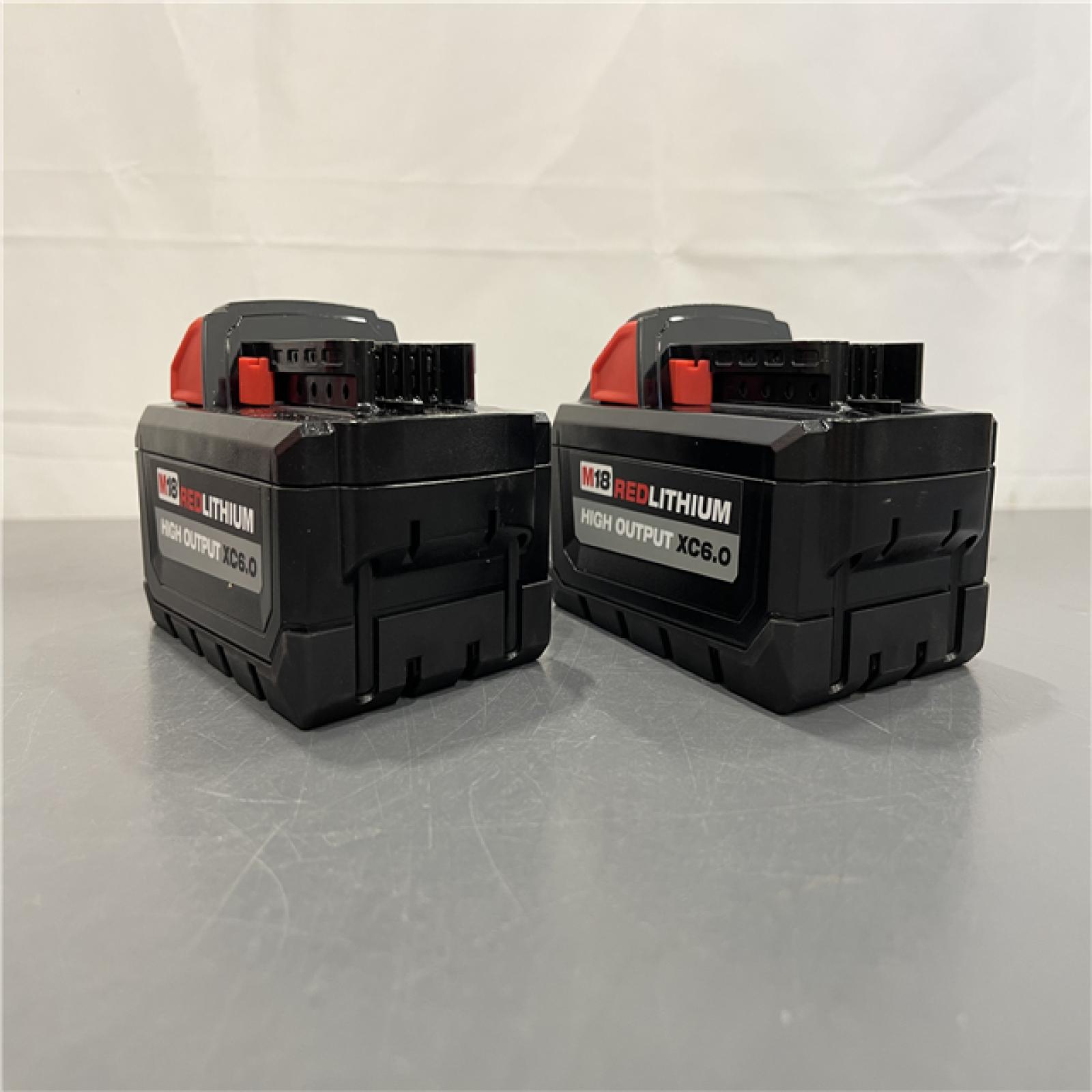 AS-IS - Milwaukee 18-Volt Lithium-Ion High Output Starter Kit with Two 6.0 Ah Battery and Charger