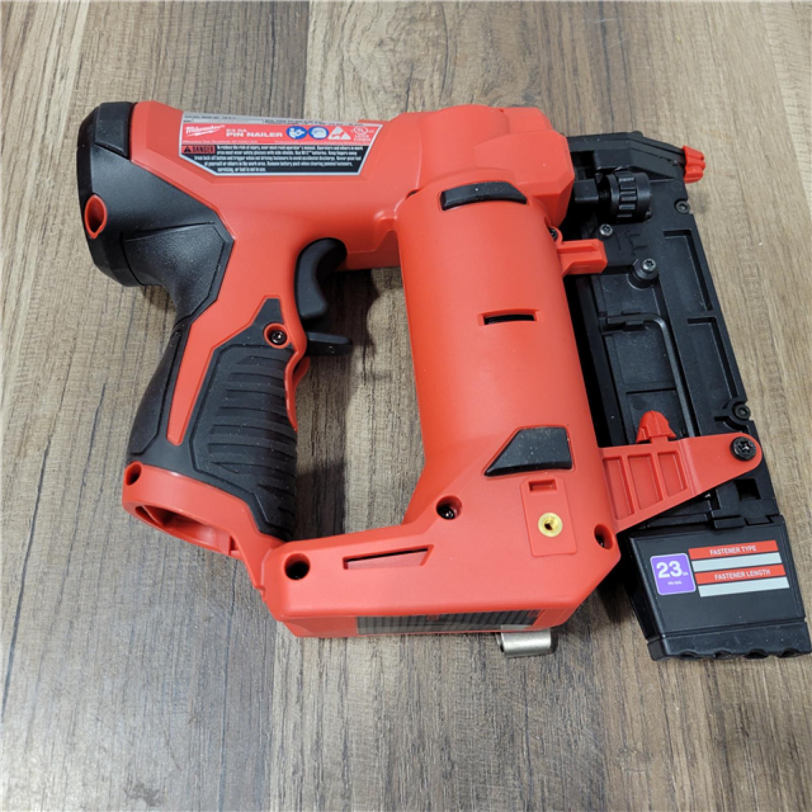 AS-IS  Milwaukee 2540-20 12V 23 Gauge Cordless Pin Nailer (Tool Only)