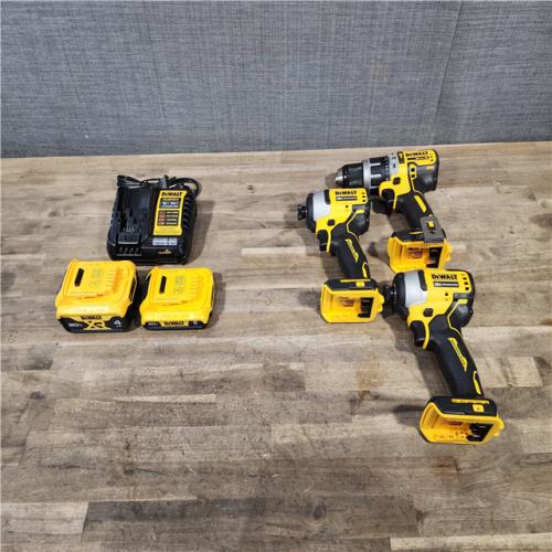 HOUSTON LOCATION - AS-IS DEWALT 3 TOOL COMBO KIT W/ (2) BATTERY & CHARGER