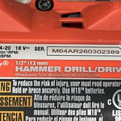 AS-IS Milwaukee FUEL 18V Lithium-Ion Brushless Cordless Hammer Drill and Impact Driver Combo Kit
